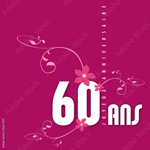 Anniversaire 60 ans