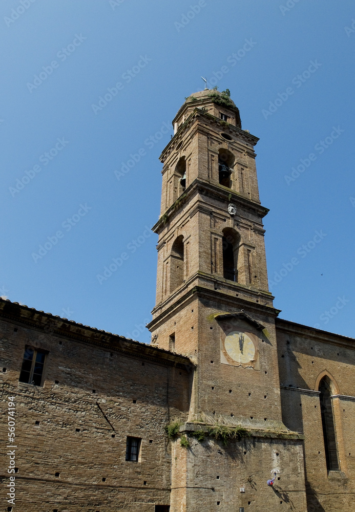 San Niccolo church. Siena, Italy