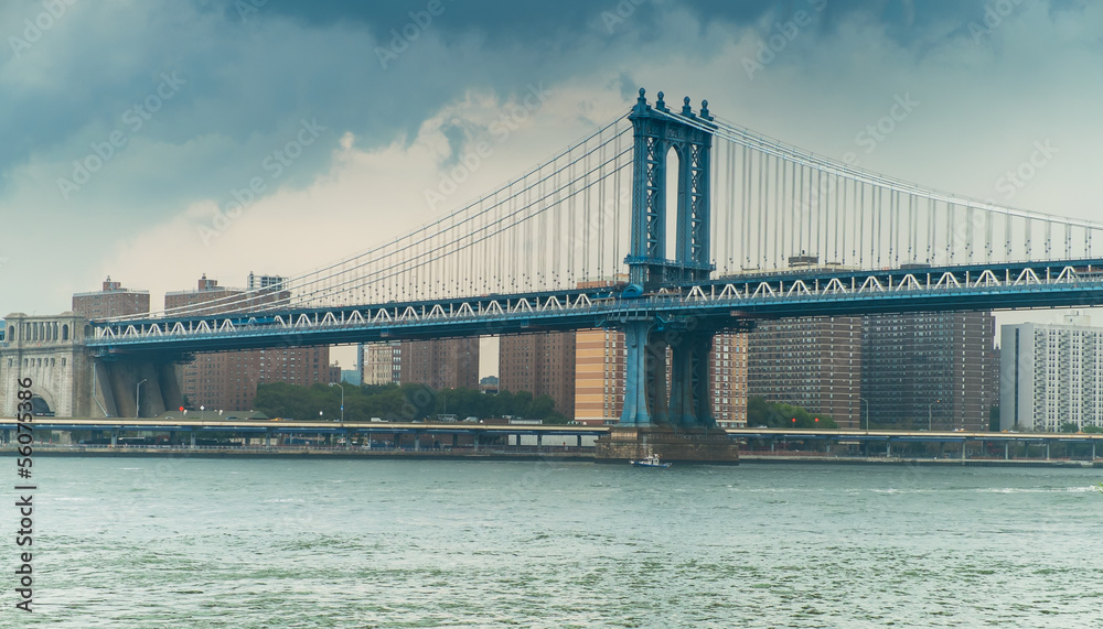 Naklejka premium Manhattan Bridge