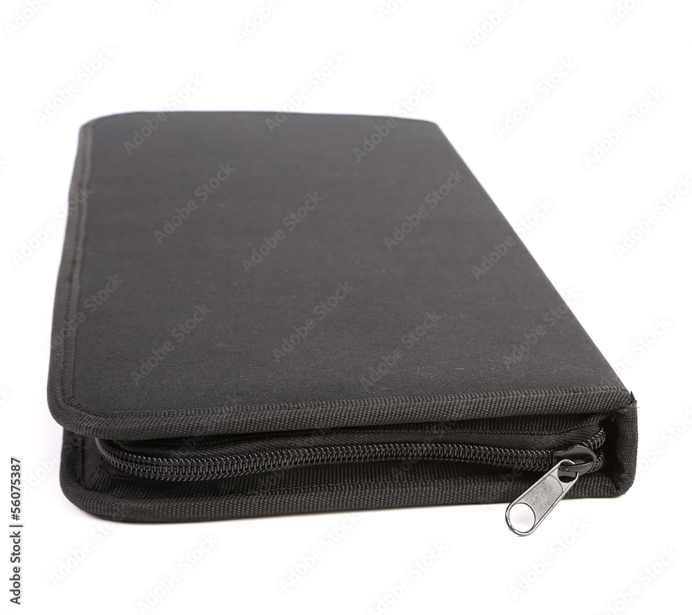 Black bisiness folder. Black bisiness folder.