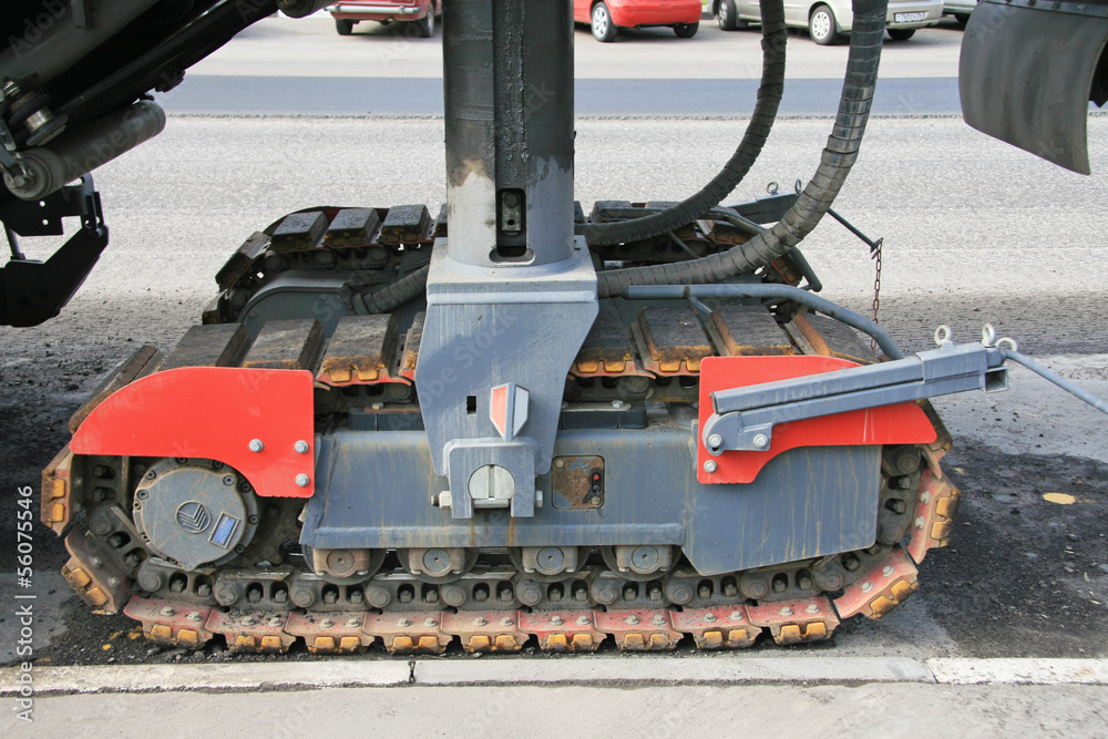 Fototapeta premium crawler wheel