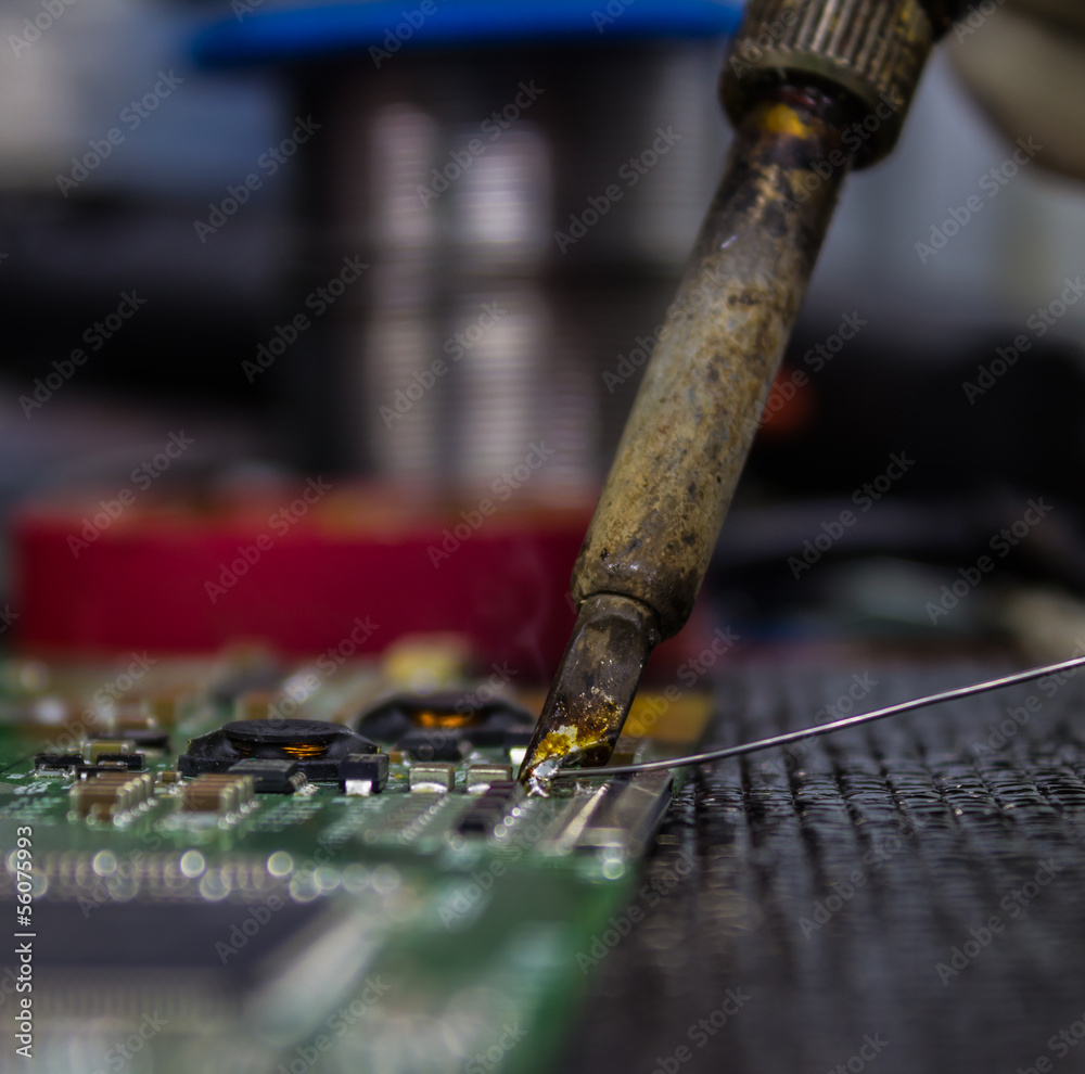Fototapeta premium soldering