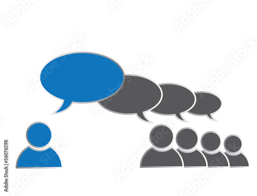 Leadership concept, Social Media