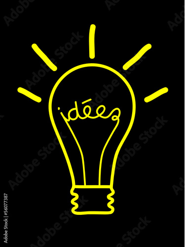 Icône - Nuage de Tags "IDEES" (idées solutions innovation génie)