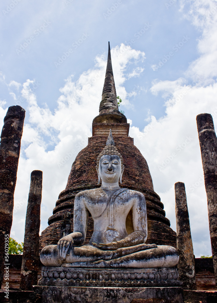 Sukhothai historical park, the old town of Thailand Sukhothai historical park, the old town of Thailand