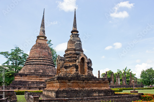 Sukhothai historical park  the old town of Thailand
