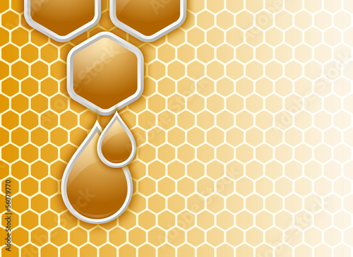 Honeycomb background