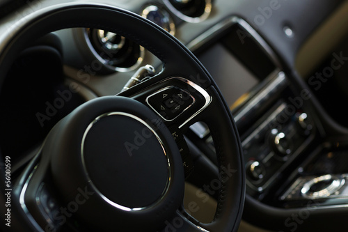 Car steering wheel © Sergey Nivens