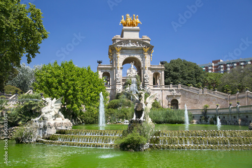 Ciudadela park in Barcelona, Spain