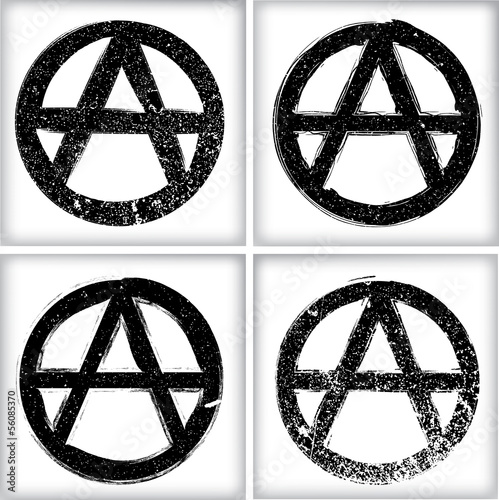 grunge anarchy symbol