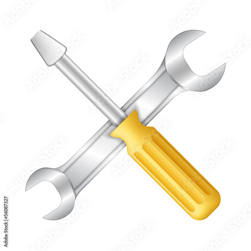 Screwdriver and Wrench