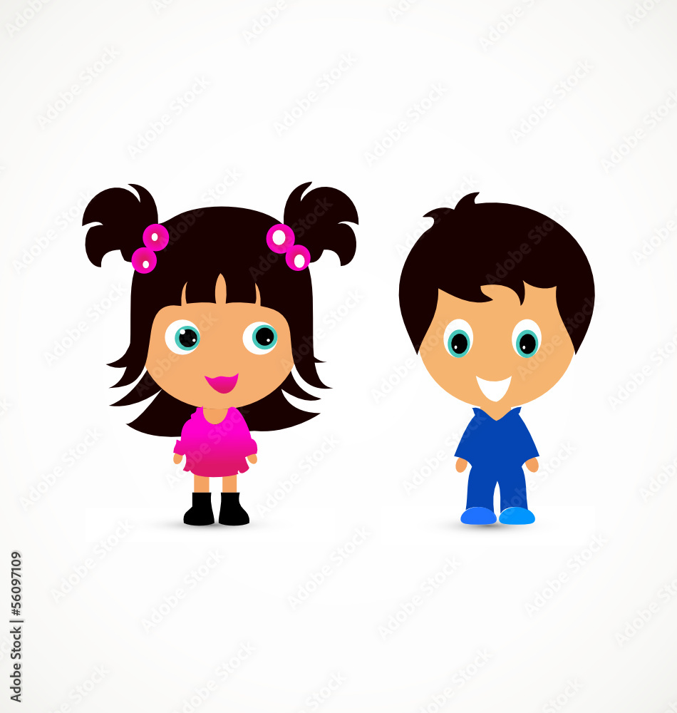 Little children illustration creative design Little children illustration creative design