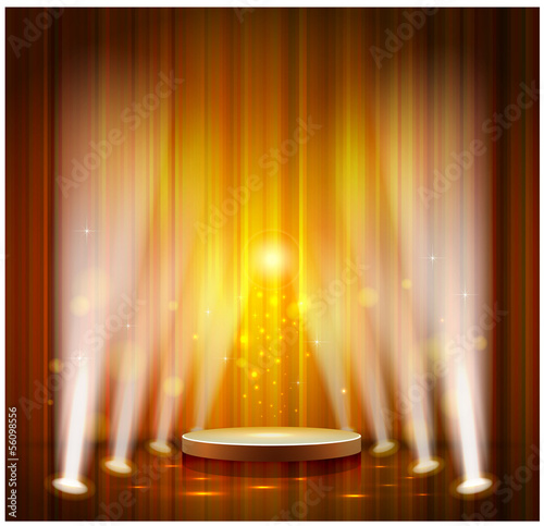 spotlight effect scene background