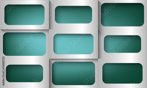 vector abstract background and silver text boxes