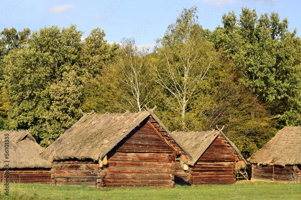 Fototapeta premium Old ukrainian houses