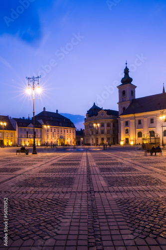 Sibiu at the blue hour