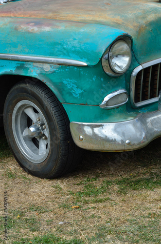 Close up of rusty  american classic car © pauws99