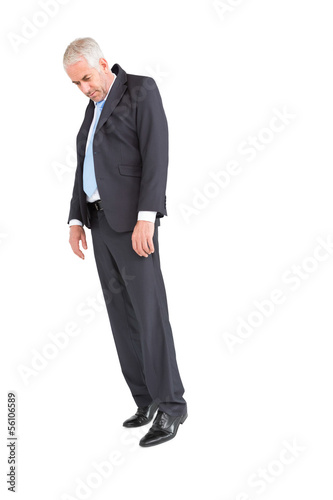 Valokuva Businessman hanging