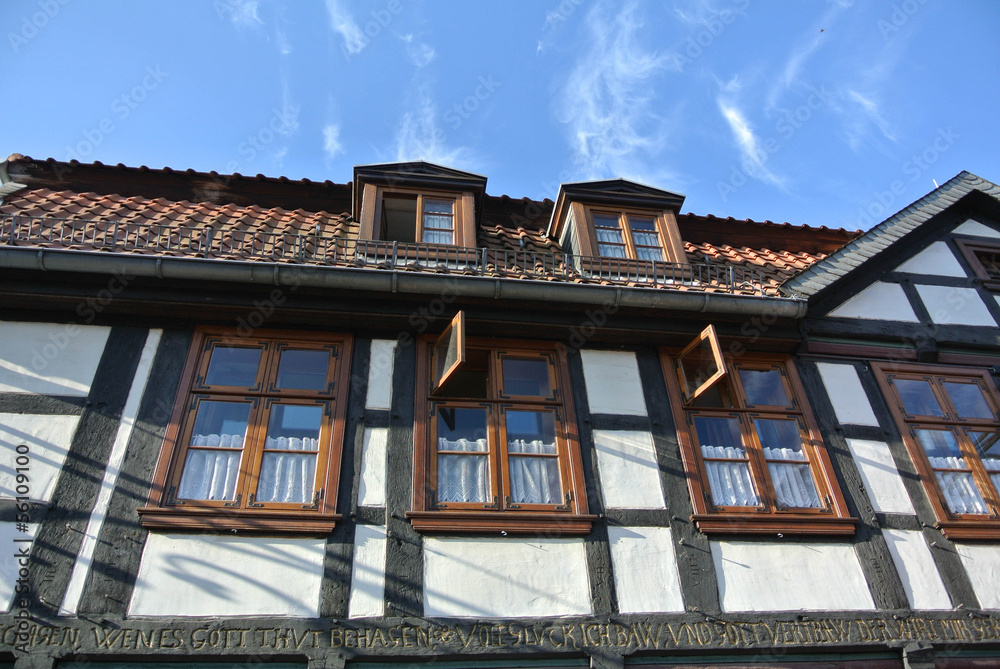 Historische Fachwerkhäuser in Fallersleben