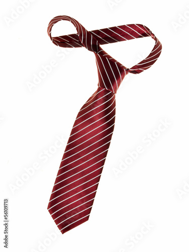 Canvastavla Dark red tie