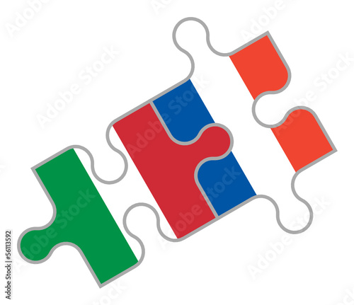 Italienisch-Französisches Puzzle