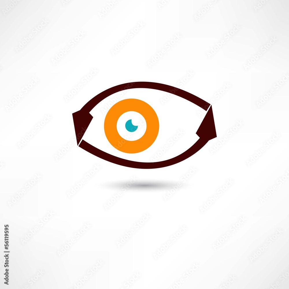 Obraz premium eye icon