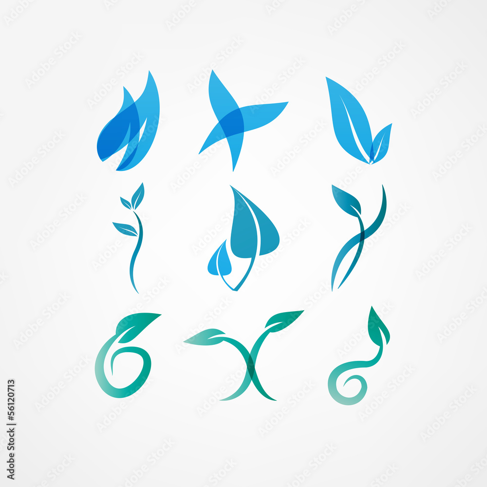 Obraz premium eco icon set