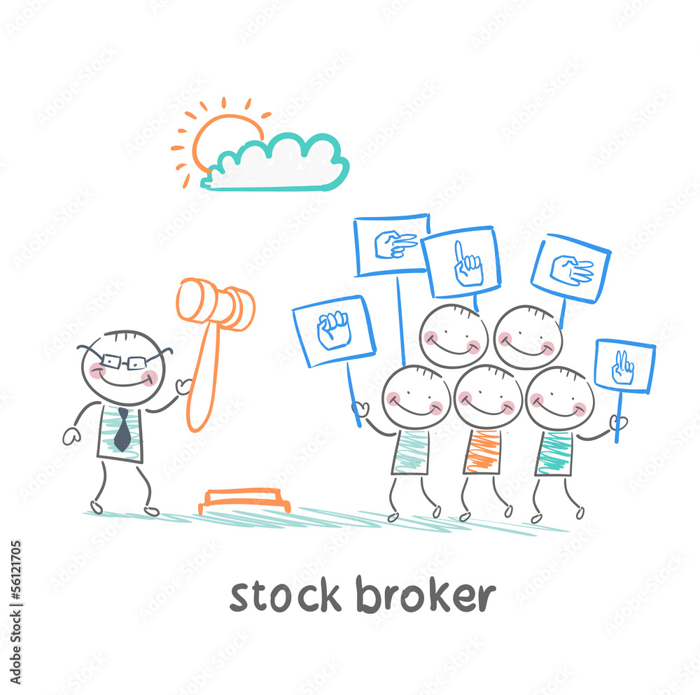 stock brokers buy stocks