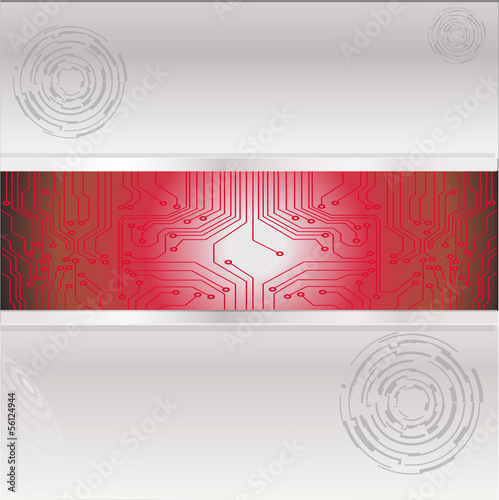 technology abstract background - vector illustration