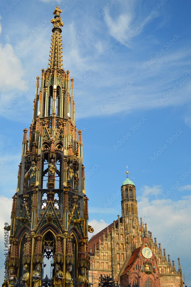 Obraz premium Nuremberg Old Town