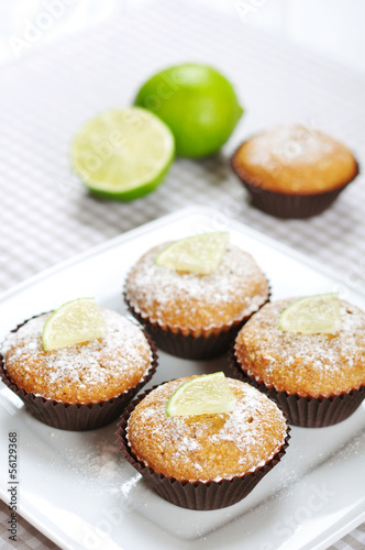 muffins with lime