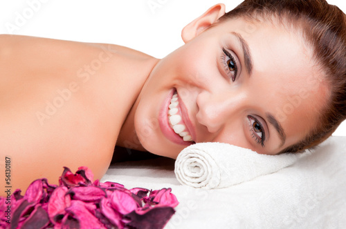 Woman in a Spa