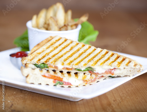Grilled caprese sandwich