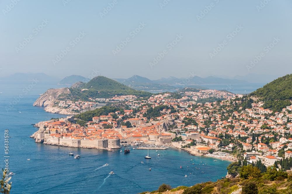 Old town of Dubrovnik in Croatia.