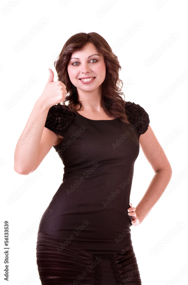 Portrait of beautiful young girl with makeup Portrait of beautiful young girl with makeup