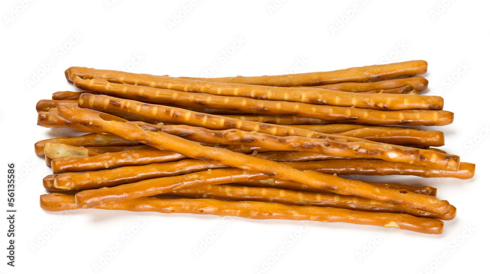 salty sticks isolated on white salty sticks isolated on white