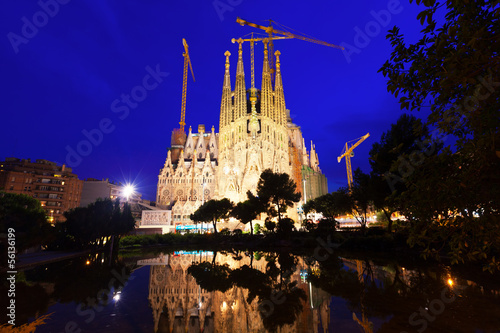 Sagrada Familia in Barcelona, Catalonia