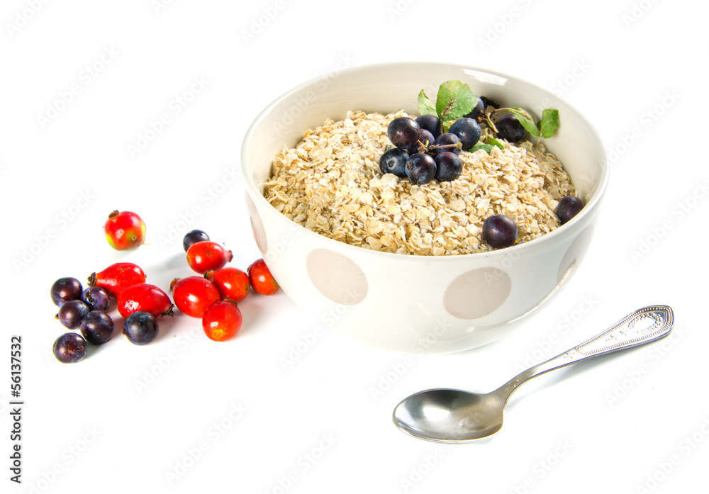 oat flakes with berris oat flakes with berris