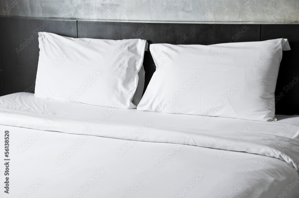 Empty bed. Empty bed.