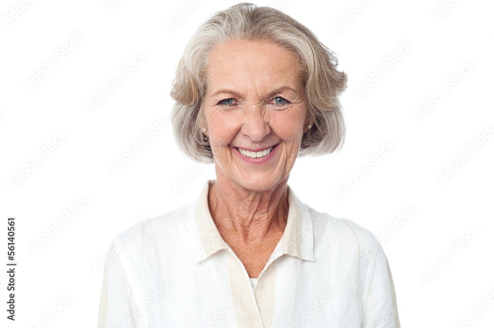 Portrait of a smiling senior woman Portrait of a smiling senior woman