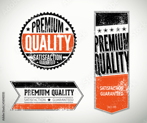 Set of quality grunge seals and stamps