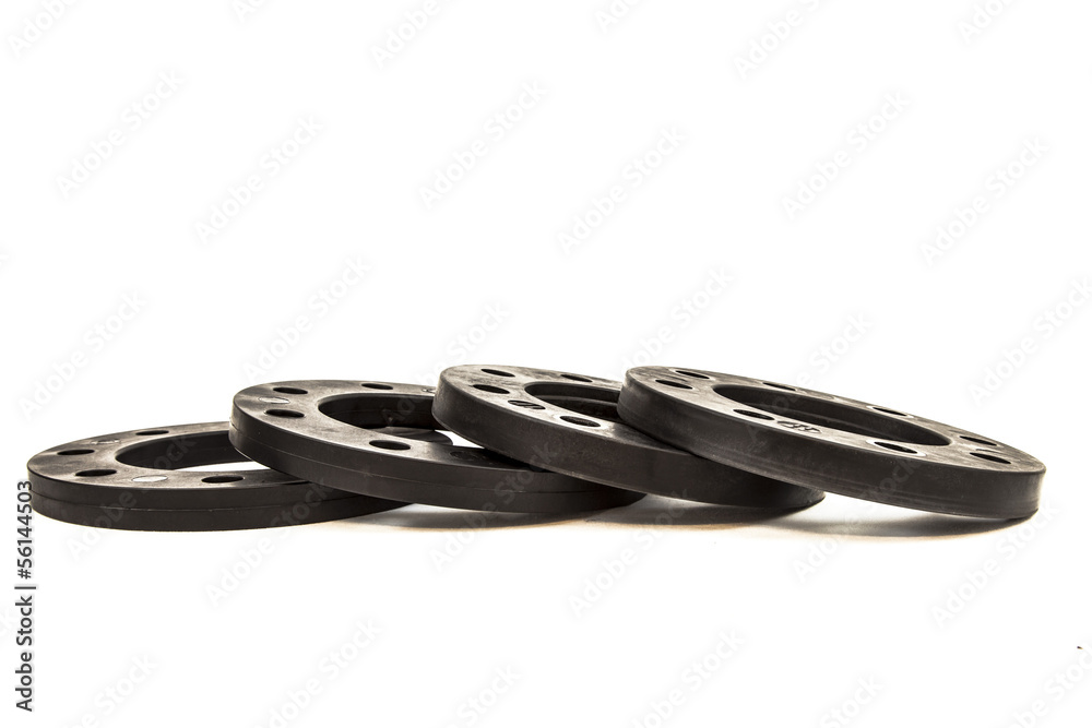Naklejka premium Plastic HDPE Flanges from the side