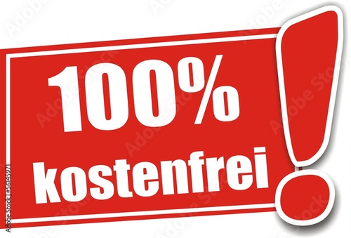 étiquette 100% kostenfrei
