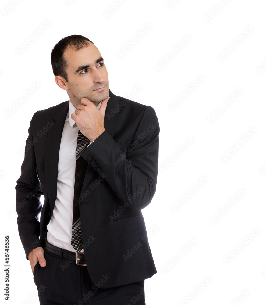 Thinking businessman Thinking businessman