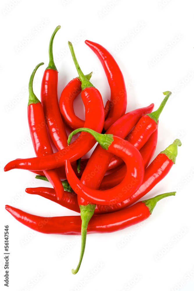 Bunch of chili peppers
