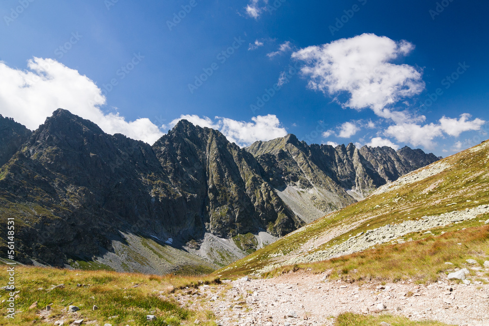 Summer mountain ridge - High Tatras, Slovakia, EU