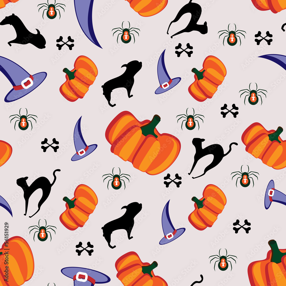 Halloween seamless pattern Halloween seamless pattern