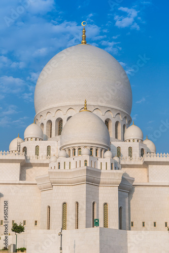 Fotografie Sheikh Zayed Mosque in Middle East United Arab Emirates with ref