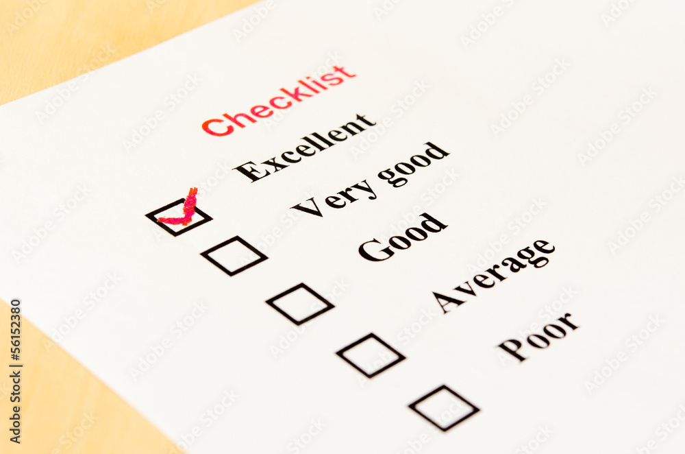 checklist checklist