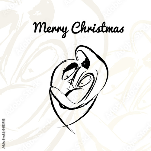Christmas hand drawn illustration